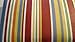 New 70 Round Striped Vinyl Flannel Back Tablecloth Red Green White Yellow Blue