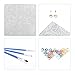 Morgofun DIY Painting Paint by Numbers for Adults, DIY Paint by Number Kits Peaceful Harbor Village Drawing 40x50cm