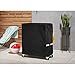 Cooler Cart Cover - Universal Fit for Most 80 QT,Waterproof Thickened Fabric,Rolling Cooler (Patio Cooler,Beverage Cart, Rolling Ice Chest) Protective Cover (Black)