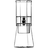 HGUSJP Instant cold brew coffee maker,Portable cold brew coffee maker Octagonal shape Glass cold brew pitcher cold brew syste