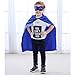 YIISUN Childs Cape Kids Capes and Masks Birthday Party Dress Up (12 Pack)