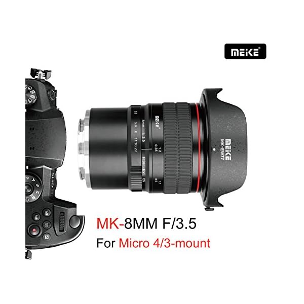 Meike Optics MK 8mm f3.5 Fisheye-Objektiv Ultra-Weitwinkel für MFT – Bild 6