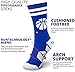 ChalkTalkSPORTS Basketball Performance Crew Socks - Multiple Colors - Youth & Adult - Elite Basketball Mid-Calf Socks