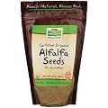 NOW Foods Real Food Certified Organic Alfalfa Seeds -- 12 oz