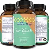 Natural Saw Palmetto Supplement  Hair Loss + Testosterone Support  Purest Berry Extract  Powder in Food-Grade Capsules  Rapid Absorption + Fast Acting  USA Made  Guaranteed by Huntington Labs