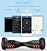 TOMOLOO Self-Balancing Scooter UL2272 Certified 6.5” Wheel Hoverboard with RGB Lights Bluetooth Speaker Customizable App (Black)