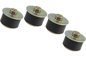 VekAuto 4pcs Automotive Rubber Freeze Plug Rubber Expansion Plug Fit Hole Size 1-3/8" to 1-1/2" 34mm-38mm Auto Accessories