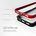 Zizo Shock Series Compatible with iPhone 8 Plus case Military Grade Drop Tested with Tempered Glass Screen Protector iPhone 7 Plus case RED