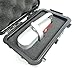 CASEMATIX Compact Waterproof Microphone Travel Case Bag - Designed to Carry Blue Raspberry Premium Mobile USB Microphone for PC, Mac, iPhone and iPad - Rugged Outer Shell and dense Foam