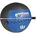 Titan Fitness Soft Leather Medicine Wall Ball 10 lb. Durable, Endurance, Cardio, Core Strength