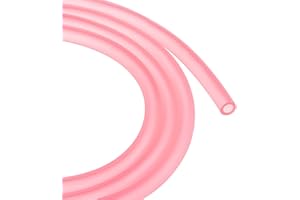 DMiotech 5mm ID 8mm OD Pink PVC Petrol Fuel Line Hose for Small Engines Use,3.0m Length
