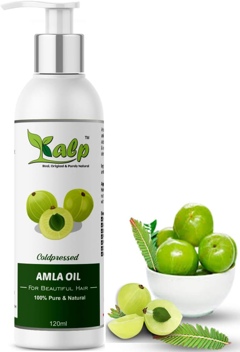 Kalp Amla Oil 100% Natural Perfect Hair Oil For Shiny, Healthy, Strong & Beautiful Hair. (120 ml)
