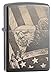 Zippo Eagle and Flag Black Ice Pocket Lighter
