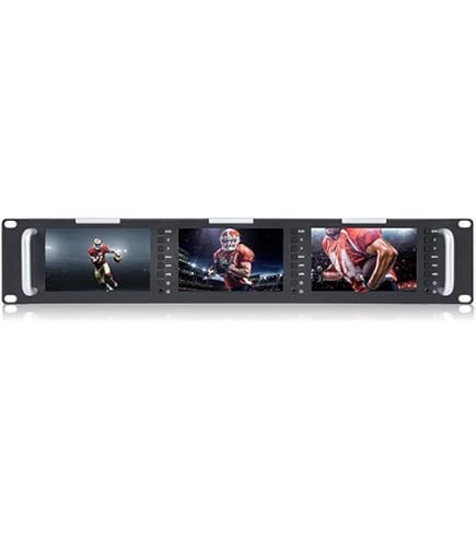 Amazon.com : Seetec Triple 5 Inch 2RU 800×480 Broadcast LCD Rack