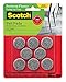 Scotch Heavy Duty Felt Pads, 6-Pack of 8 1 inch Furniture Pads for Hardwood Floors, Tile, and Grout