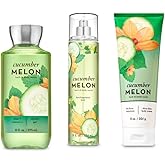 Bath & Body Works - Cucumber Melon - 3 pc Bundle
