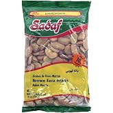 Sadaf Brown Fava Beans 16 oz - Whole Fava Beans for sprouting and cooking - Dry Brown Fava Bean - Natural, Vegan, Kosher - Product of US