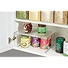 iDesign-Pantry-Unit-Shelf-Made-of-Durable-Plastic-and-Metal-Practical-Storage-Organiser-for-Food-Kitchen-Accessories-and-Utensils-ClearSilver-305cm-x-254cm-x-152cm iDesign Kitchen Cupboard Organiser, Shelf Storage Organiser for Food, Kitchen Accessoires made of Durable Plastc and…
