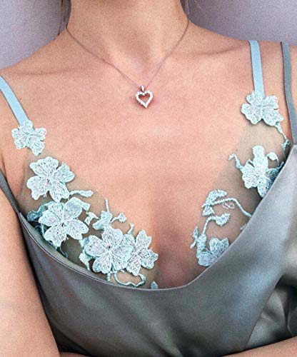 Toimothcn Women's Sexy Bra Set lace Push-up Bra&Everyday Bras Panty Set Strappy Babydoll Bodysuit (Blue,L)