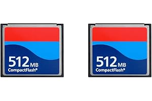 Two Pack 512MB Compact Flash Memory Card Digital Camera Card Industrial Grade Card