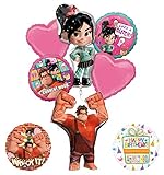 Wreck It Ralph Birthday Party Supplies Vanellope and Ralph Balloon Bouquet Decorations