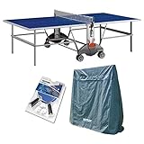 Kettler Champ 3.0 Outdoor Table Tennis Table with Outdoor Accessory Bundle