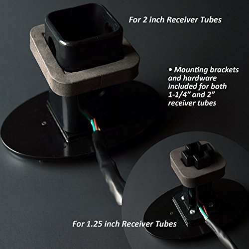 Jeep Hitch Cover Licensed LED Light (Running and Brake Light) Trailer