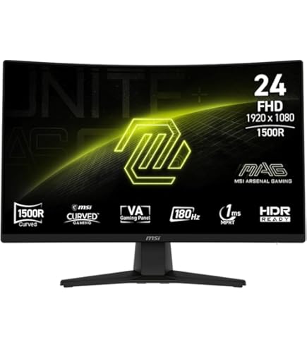 MSI MAG 255F E20 25-inch 1920 x 1080 (FHD) Gaming Monitor, 200Hz