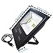 ZHMA 100W LED Flood Lights,2X50W Sufficient Wattage LED CHIP Floodlight With US 3-Plug,250W HPS Bulb Equivalent,Warm White, 3000K, Waterproof Security Lights