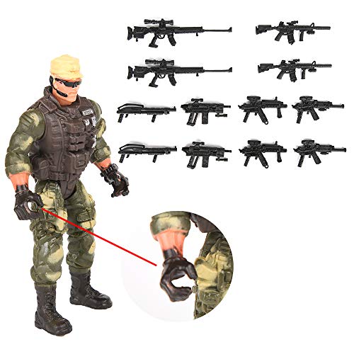 PROLOSO Military Soldier Playset Special Forces Action Figures 4" Army