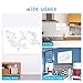 Whiteboard Stick,Supertech Dry Erase Board Adhesive Wall White Board Stick,Dry Erase Wall Decal ,Paper White Boards Stick for Kids Education & DIY Works School Home Office