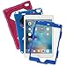 iPad Mini 4 Case ,Aceguarder New Design iPad Mini 4 Case Rainproof Dirtproof Shockproof Cover Case With Stand Super Protection for iPad Mini 4 (Pink-Blue)