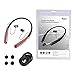 Bluetooth Stereo Headphones,DolTech Magnetic Wireless Neckband Earphones Noise Cancellation Sport Waterproof with Microphone For Cellphone, Computer,iPad (RoseGold)