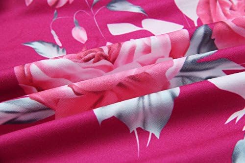 Adibosy Women Summer Floral Print Halter Sleeveless Jumpsuit Bohemian Wide Long Pants Rompers with Pockets