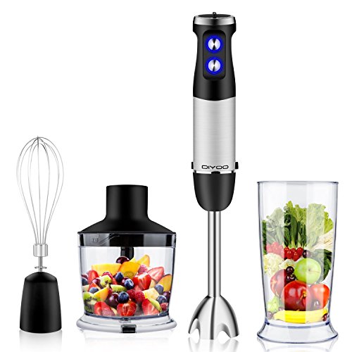 DIYOO Hand Blender Set, 4 in 1 Stainless