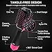 Hair Dryer Brush, AOIEORD Dry & Straighten & Curl in One Step Hair Dryer and Volumizer, Smooth Frizz with Ionic Technology