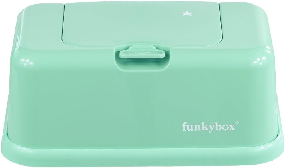 Funky Box Toallitas Mint de estrella blanca: Amazon.es: Bebé