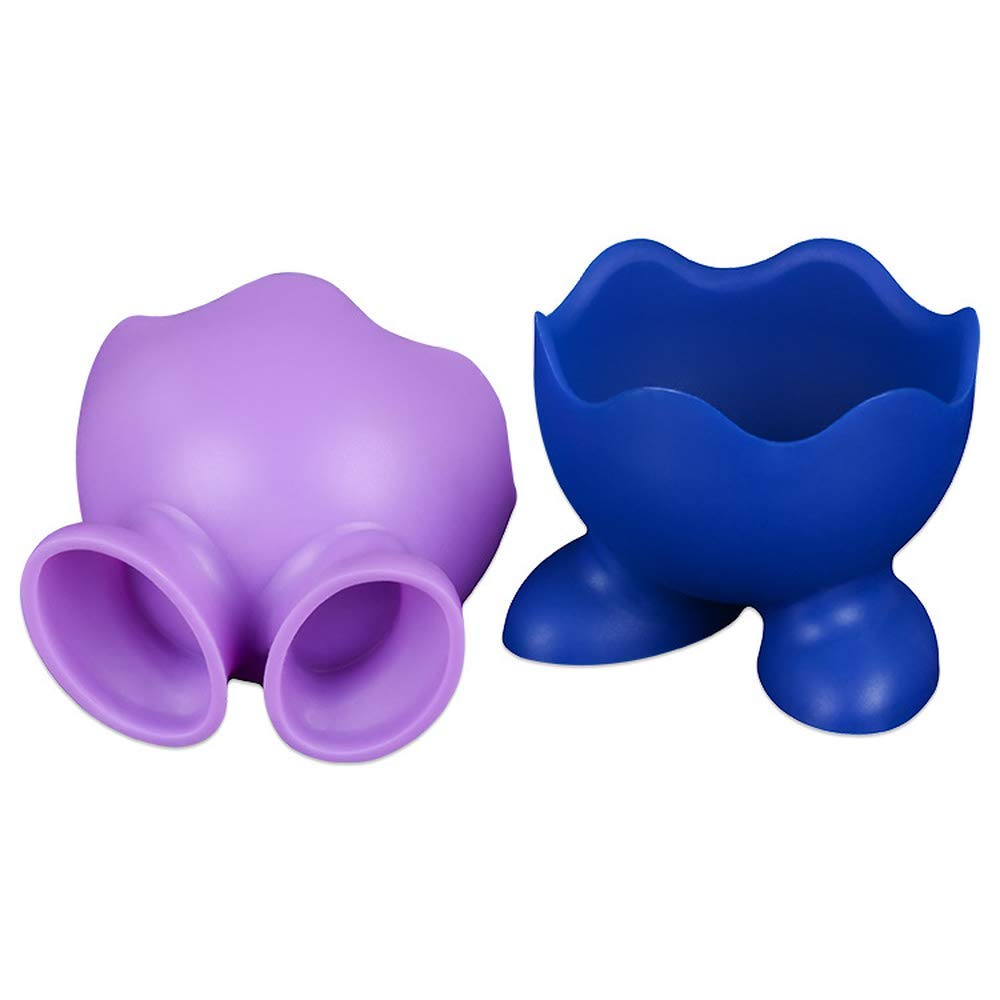 Tres PCS sílice Huevo Taza Huevo Taza Huevo Huevo Huevo Tocino ...
