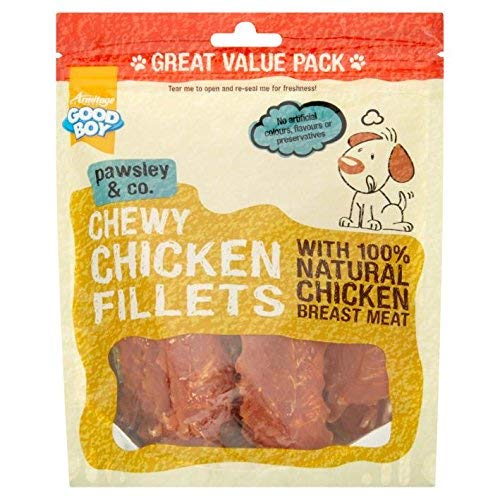 3XPawsley and Co Chewy Chicken Fillets Value Pack 320gm (Case of 3)