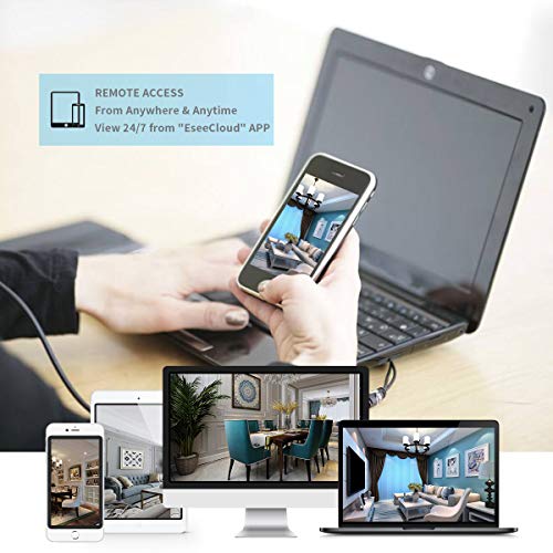 【2020 Newest】OHWOAI Security Camera System Wireless, 8CH 1080P NVR,8Pcs 960P HD Outdoor/ Indoor IP Cameras,Home CCTV Surveillance System(1TB Hard Drive)Waterproof,Remote Access,Plug&Play,Night Vision. - Thumbnail 4