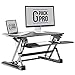 G-PACK PRO – Desktop Standing Desk Converter | Sit-To-Stand Work Desk Riser | Adjustable from 5.7” to 19.7” | Fits Dual Monitor -Removable Keyboard Tray | Ergonomically Designed for Multipurpose Worksthumb 2
