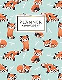 2019-2023 Planner: Red Panda 5 Year Planner with 60 Months Spread View Calendar. Cute Bamboo Bear Fi by Nifty Planners