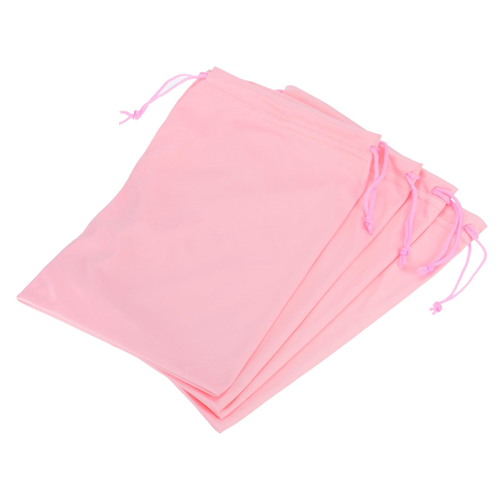 M METERXITY 4 Pack Ski Goggle Bag - Microfiber Snow Goggles Case Sleeve Drawstring Pouch Protection Bags, Apply to Goggles (7.1 x 10.6 Inch, Pink)