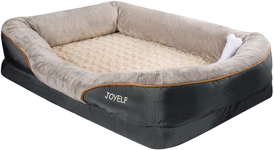 JOYELF X-Large Memory Foam Dog Bed, Orthopedic Dog Bed & Sofa with Removable Washable Cover Dog Sleeper for Large Dogs : Pet Supplies
