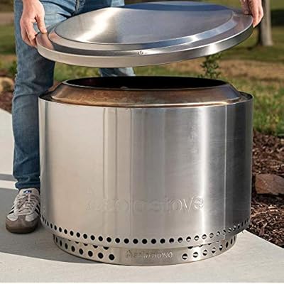 Buy Solo Stove Yukon 27 Lid 304 Stainless Steel Yukon Fire Pit Accessories For Outdoor Fire Pits And Camping Accessories Online In Indonesia B08lp6bl1n