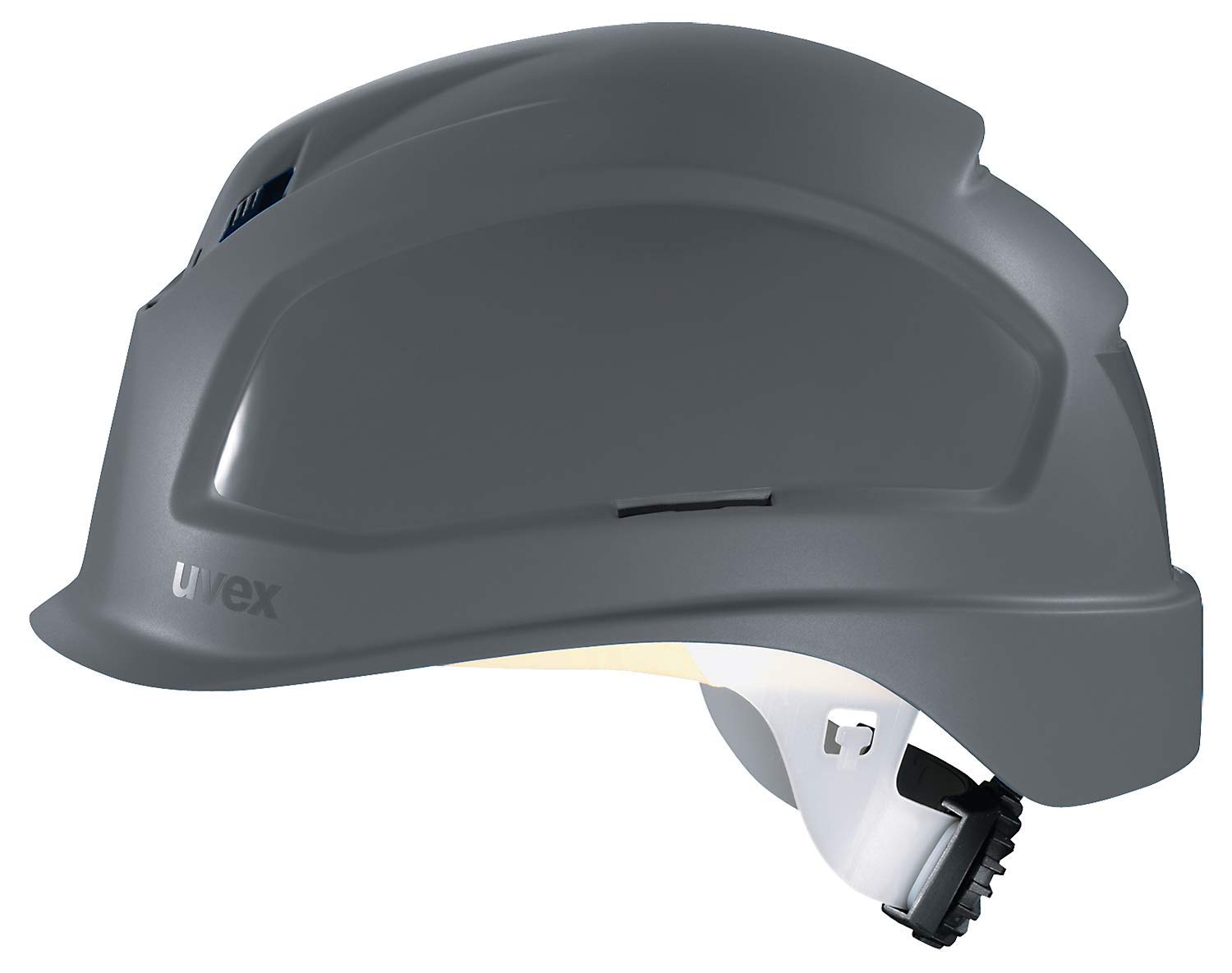 Uvex Pheos B-S-WR Safety Helmet - Ventilated Work Helmet for Construction Sites - Grey