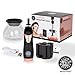 Electric Makeup Brush Cleaner Spinner - Kit for Large & Small Cosmetic Facial Brushes, USB Rechargeable Spinning Machine for Professional Clean, Rotating Electric Cleaning Spin & Dry w/Storage Bag