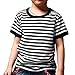 Ezsskj Pugsley Addams Costume Kid's Boys Todder Black White Striped Shirt Bank Robber Mine Addams T-Shirts