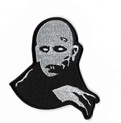 Count Orlock Patch Embroidered Iron / Sew on Badge Horror Movie Nosferatu Dracula Costume Souvenir Applique