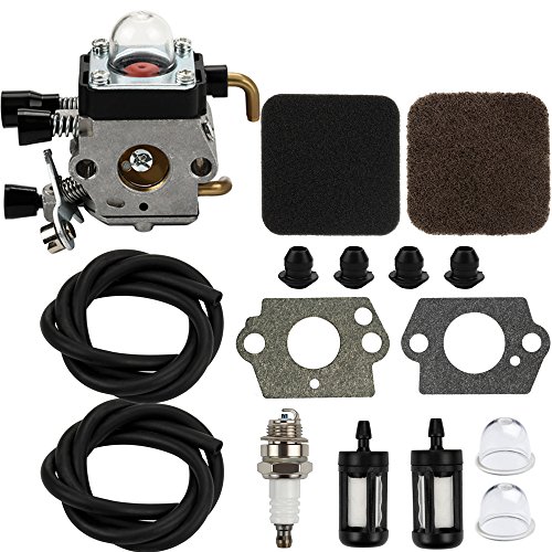Dalom C1Q-S69A Carburetor w Air Filter Fuel Line for STIHL FS85 FS80 FS75 FS85R FS85RX FS85T FS80R String Trimmer Brushcutter